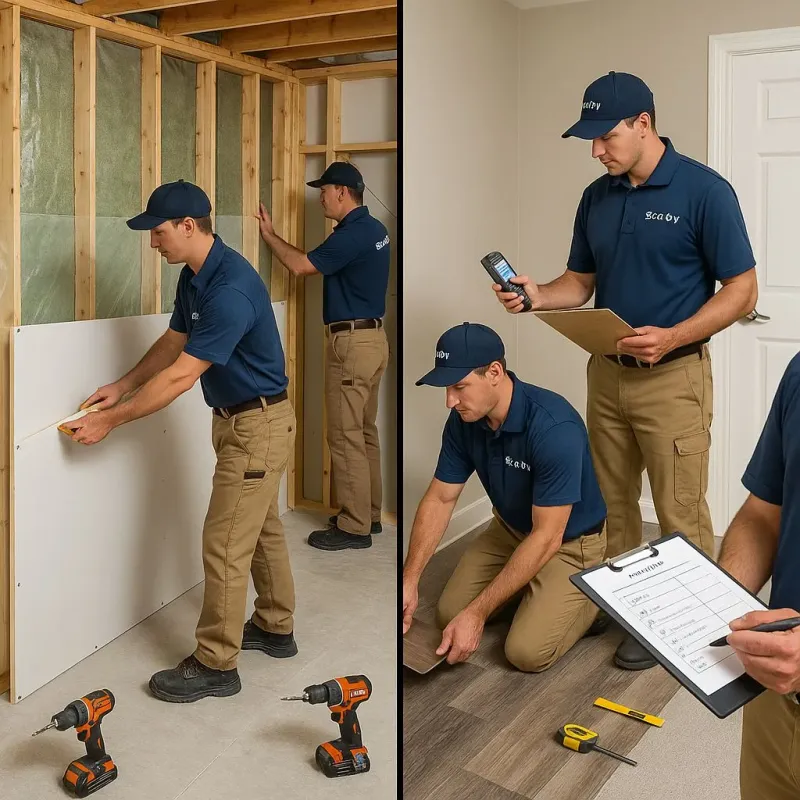 Repairs and Reconstruction process in New Dorp, NY